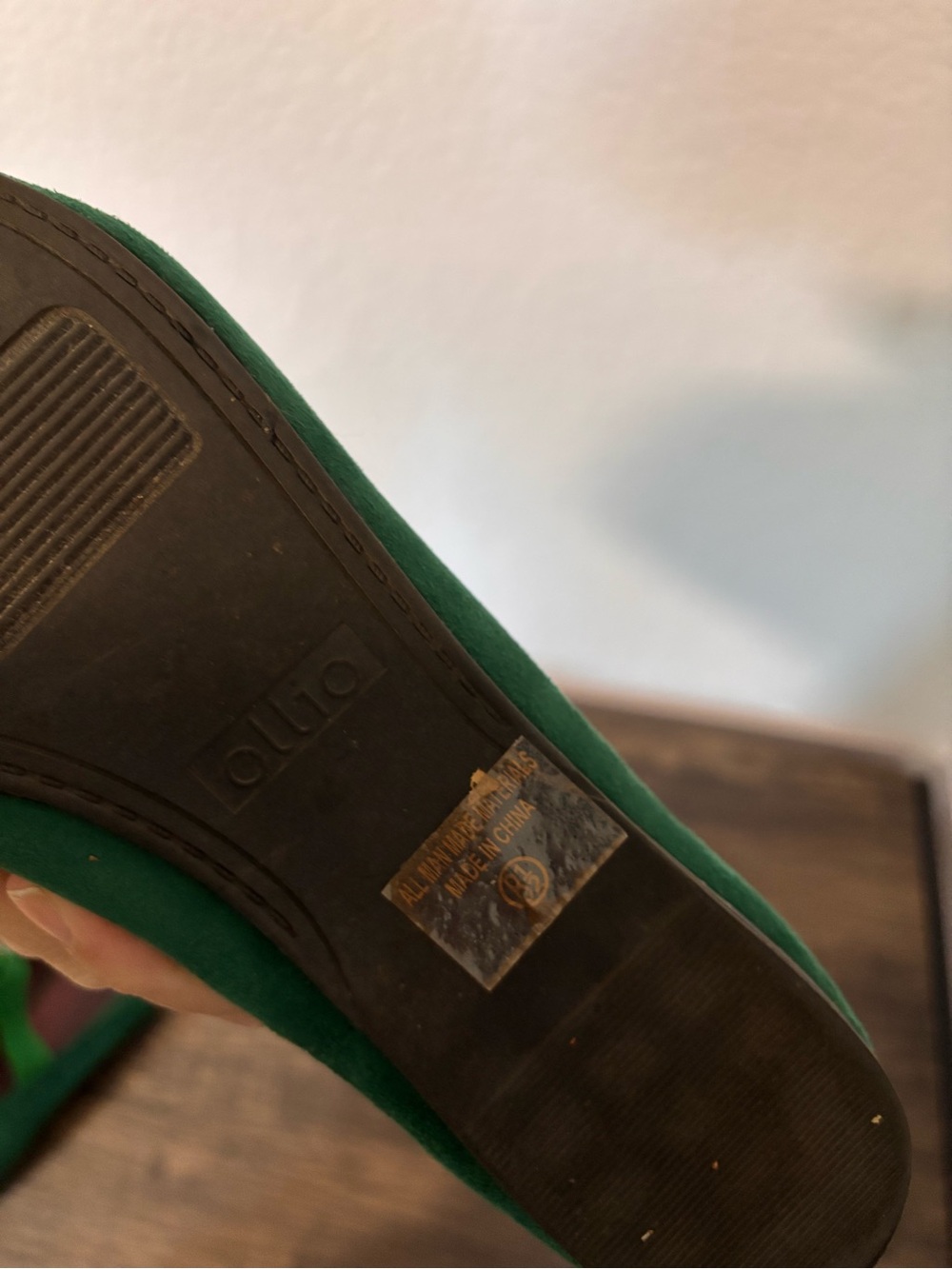 Green shoes size 8.5 - Picture 6 of 6